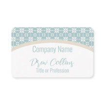 Vit blomma Mönster på Grönt Tilt Arch