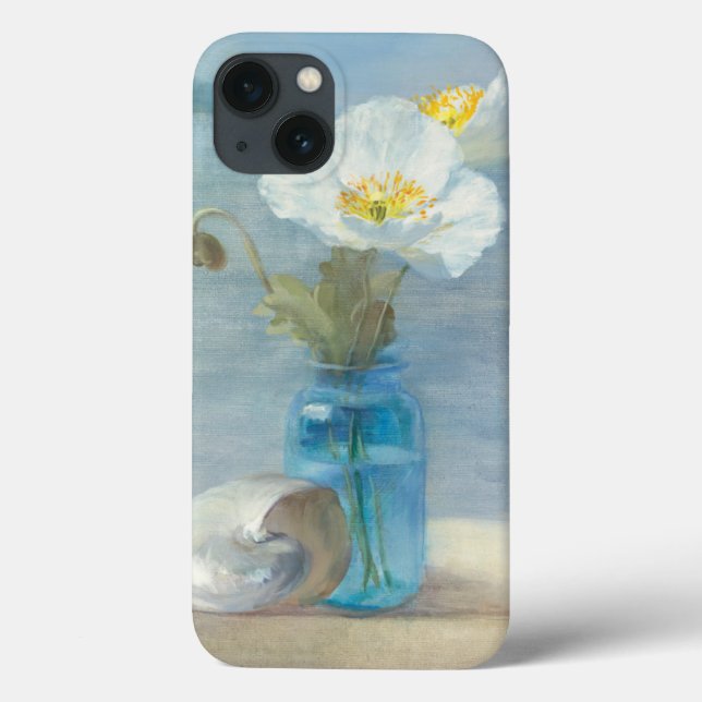 Vit blomma som förbiser havet (Baksida)