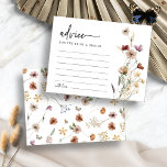 Vit Blommigt Bröllop Adapter<br><div class="desc">Det här snyggt & elegant bröllop Advice-kortet har fantastiska,  handmålade vildblommor med vattenfärg som arrangeras i en underbar bouquet-perfekt för vår,  sommar eller fallbröllop. Sök efter matchande objekt i samlingen White Boho Wildblomma Bröllop.</div>