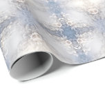 Vit Blommigt, färglös Papper Presentpapper<br><div class="desc">Fin vit Blommigt Mourish Wrapping Papper</div>