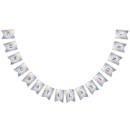 Vit Blommigt Flagga för blomning