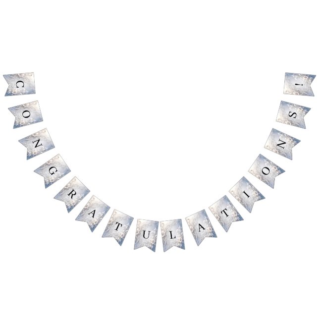 Vit Blommigt Flagga för blomning (Alla)