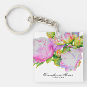 Vit blommigt i rosa av klassisk elegant,