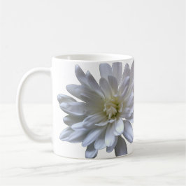 Vit blommigt vit daisy vit morsa vit blomma kaffemugg