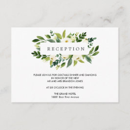 Vit Blomning | Blomma BRÖLLOP  Mottagning Bilaga