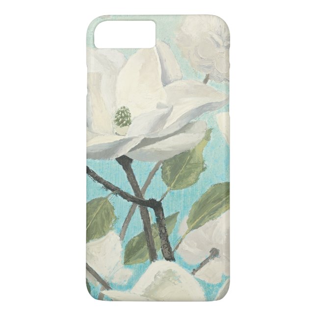 Vit blomstrar från söderna Case-Mate iPhone skal (Baksida)