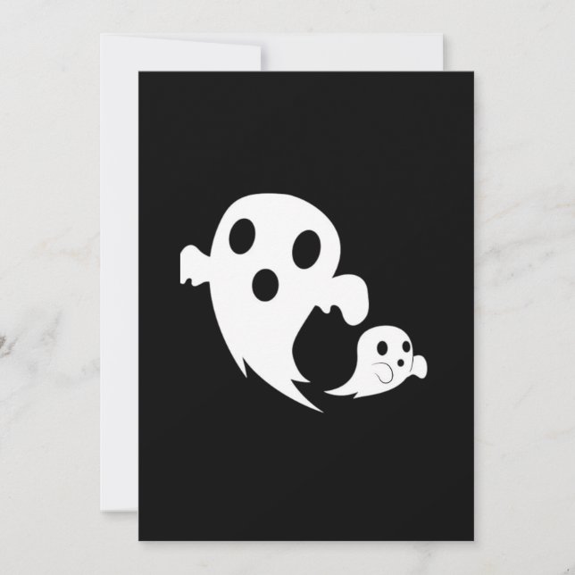 Vit Boo  Julkort (Framsida)