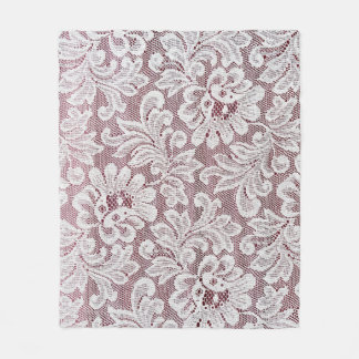 Vit bra elegance snöre struktur med sömlös bea fleecefilt