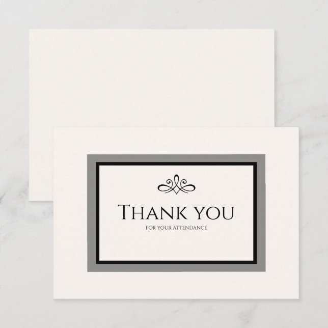 Vit brölloskop tackkort tack kort (Fram/baksida)