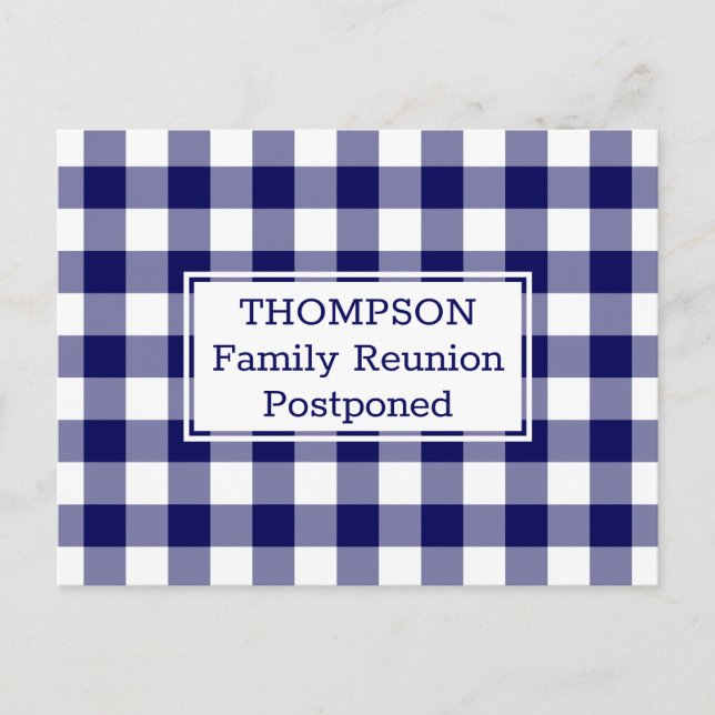 Vit Buffalo-kontroll uppskjuten familjeåterförenin Meddelande Vykort (Framsida)
