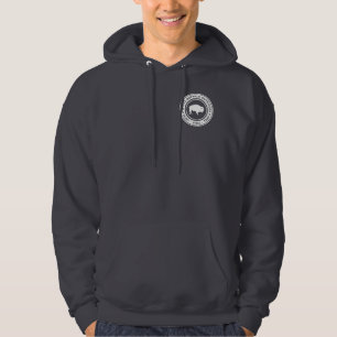 Vit Buffalo Utomhus Manar Hoodie Sweatshirt