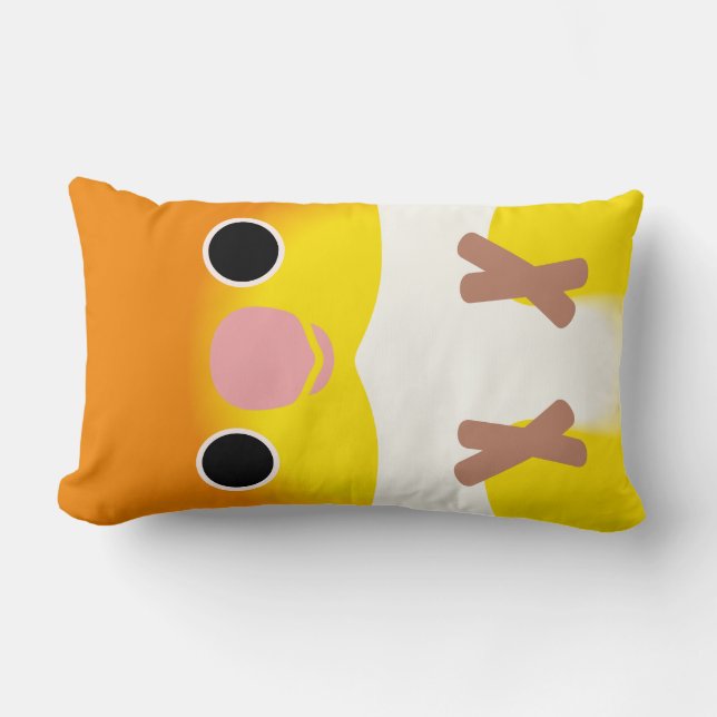 Vit-buktad Caique Lumbarkudde (Framsida)