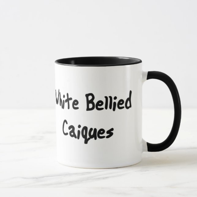 Vit buktad Caiquesmugg Mugg (Höger)