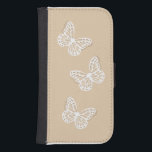 Vit Butterflies Beige-telefonväska Galaxy S4 Plånbok<br><div class="desc">Trio av Söt White Flies Butterflies. Elegant och serenisk botanik bild. Gift för Botaniska Älskare. Söt Mobilt tillbehör. Samsung Galaxy Telefonväska, telefonväskor, estetiska väskor | Telefonfodral för Samsung Galaxy | Fallestetik i telefon | Konstruktion av telefonfodral | Telefonärendeidéer | Söt Samsung galaxy från telefon | Söt telefonfodral | Telefonärendeinspiration |...</div>