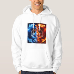 Vit byte Vs Moody Hoodie för män
