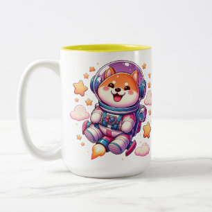 Vit camping kopp. Mockup-mall för realistisk mugg