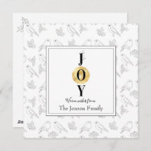 Vit chic av julsvart blommigt i guld