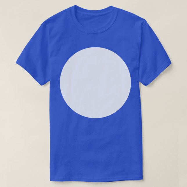 Vit cirkel t shirt (Design framsida)