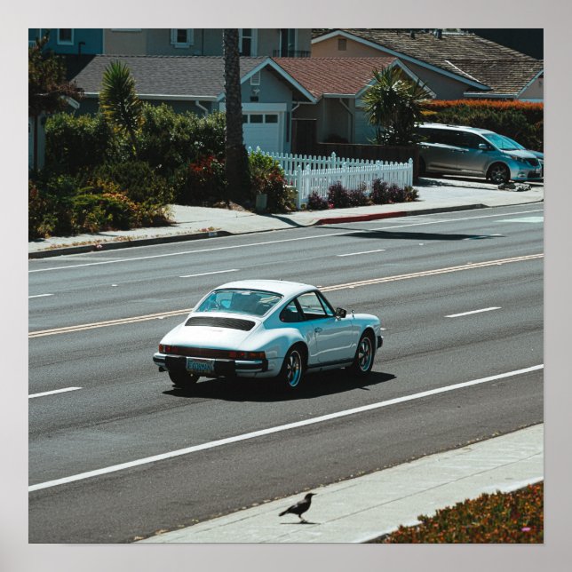 Vit Coupé Poster (Framsidan)
