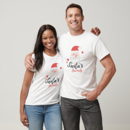 Vit Cute-julstjära - favoritfavorit T Shirt