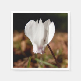 Vit cyklamen Papper blöjor Pappersservett