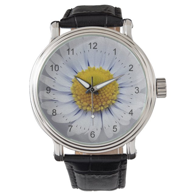 vit daisy armbandsur (Framsida)
