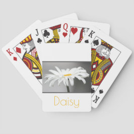 Vit Daisy blomstrad Casinokort