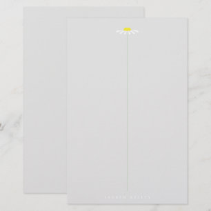 Vit Daisy Brevpapper
