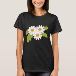 Vit daisy bunt t shirt