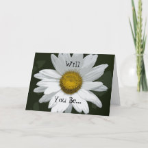 Vit Daisy Flower blir min bridesmaid