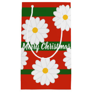 Vit Daisy Flower Red God jul Helgdag