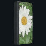 Vit Daisy Plånboksfodral För Samsung Galaxy S5<br><div class="desc">Vilken speciell blomma den här vackra vita daisyn är! Med sina färska vita petaler,  gulter och rik grönt löv är detta en slående sommarblomma. Välj den här söt bilden med vit daisy om du vill njuta av sommarblommornas skönhet varje dag.</div>