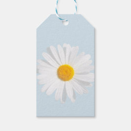 vit daisy presentetikett