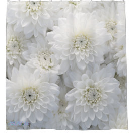 vit daisy soset Shower Curtain