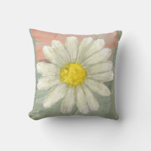 Vit Daisy vattenfärg