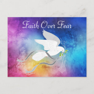 Vit doftvykort vykort