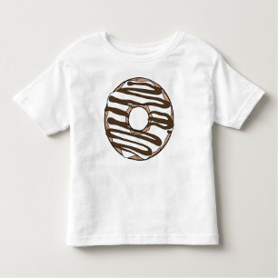 Vit Donut, ringnöt, choklad, isbildning, frost T Shirt