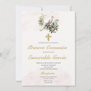 Vit dove-blommigt, första gemensamma inbjudan