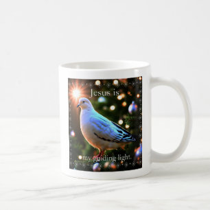 Vit duva och Jesus är mitt ledljus Kaffemugg