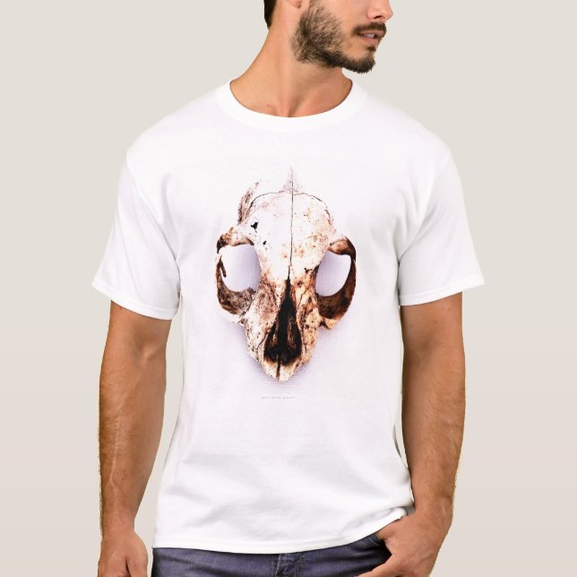 Vit EKORRESKALLEt-skjorta Tee Shirt (Framsida)