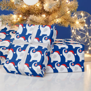 vit elefant party-jul presentpapper
