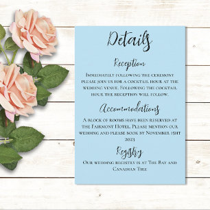 Vit Enhörning Pastell Blommig Fantasi Bröllop Tilläggskort