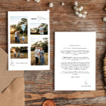 Vit enkel modern jul fyra fotokollage julkort<br><div class="desc">Vi presenterar vår vita, enkla, moderna julutformning med fyra foto Collage Helgdag Card, där enkelhet möter elegans med en liten julcharm. Genom att erbjuda en vit och svart estetik som ger dina helgdagar en känsla av ren sofistikering, skapar du det som en contemporary för dem som uppskattar en modern tvist...</div>