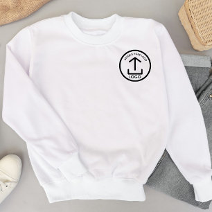 Vit enkel Modern Professionell Business Logotyp T Shirt