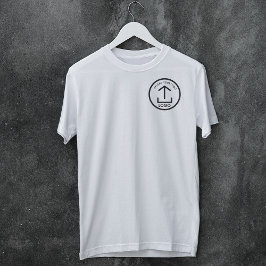 Vit enkel Modern Professionell Business Logotyp T Shirt
