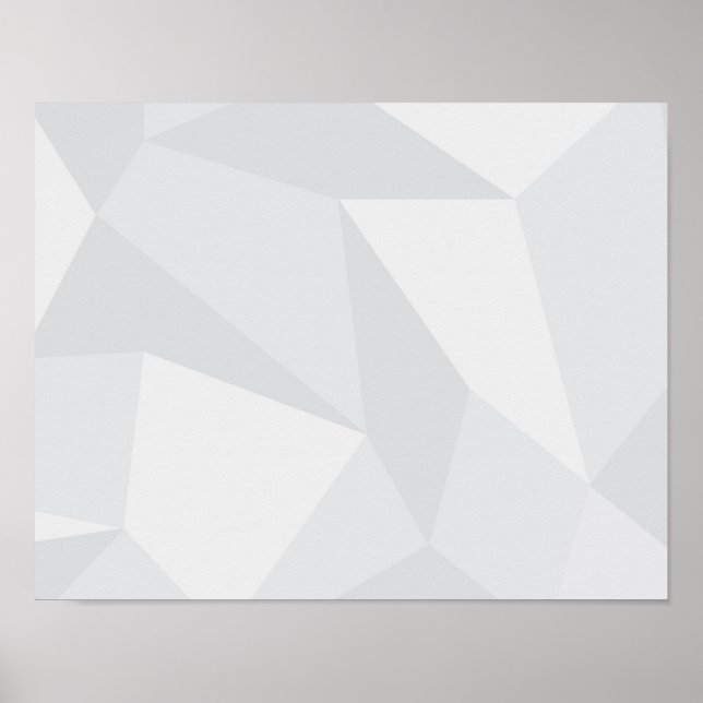 Vit, enkel, modern, stads-, coola-, trendig mönste poster (Framsidan)