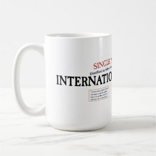 "Vit etikett" muggar/steins/termaler Kaffe Mugg