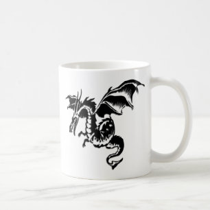 Vit färd ritning kaffemugg