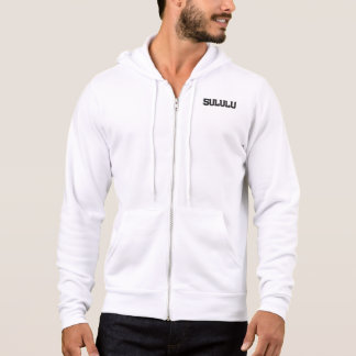 Vit färg helärmad hoodi-tröja för män, kvinnor t shirt