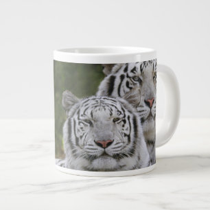 Vit fas, Bengal Tiger, Tigris Jumbo Mugg